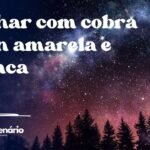 Sonhar com cobra píton amarela e branca