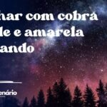 Sonhar com cobra verde e amarela atacando