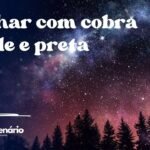Sonhar com cobra verde e preta