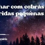Sonhar com cobras coloridas pequenas