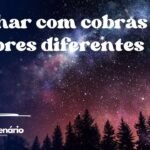 Sonhar com cobras de cores diferentes