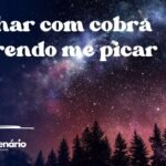 Sonhar com cobra querendo me picar
