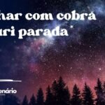 Sonhar com cobra sucuri parada