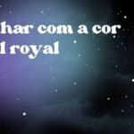 Sonhar com a cor azul royal