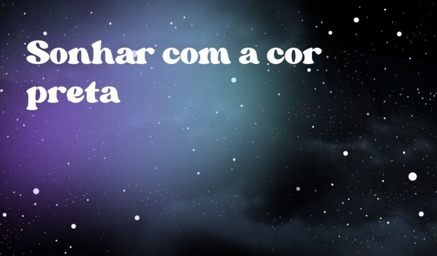 Sonhar com a cor preta