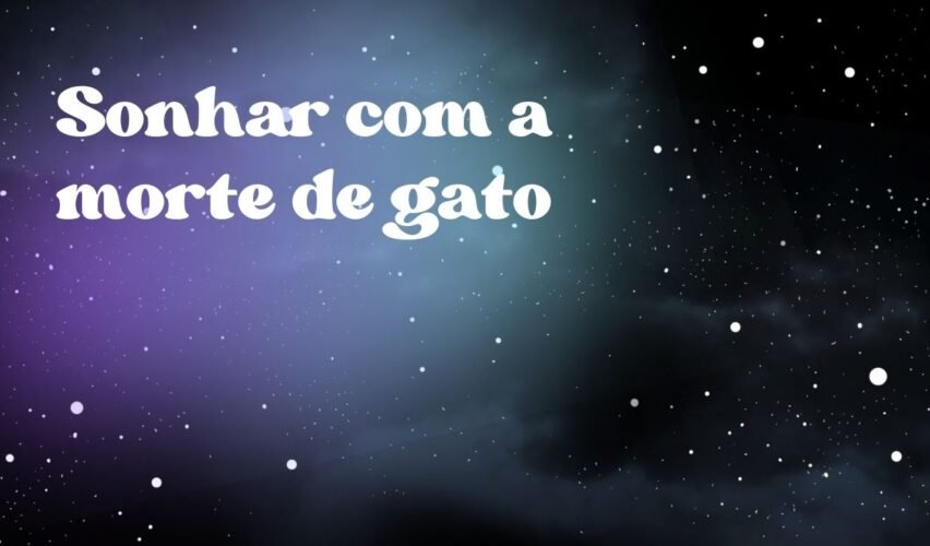 Sonhar com a morte de gato