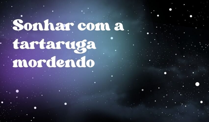 Sonhar com a tartaruga mordendo