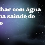 Sonhar com água limpa saindo do cano