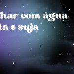 Sonhar com água preta e suja