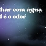 Sonhar com água qual é o odor
