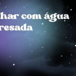 Sonhar com água represada