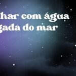 Sonhar com água salgada do mar