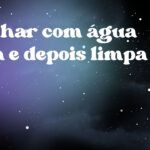 Sonhar com água suja e depois limpa