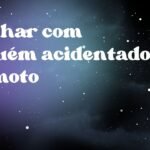 Sonhar com alguém acidentado de moto