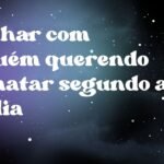 Sonhar com alguém querendo te matar segundo a Bíblia