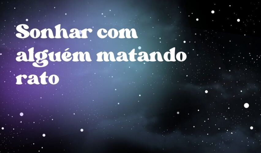 Sonhar com alguém matando rato
