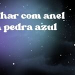 Sonhar com anel com pedra azul