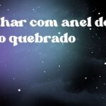 Sonhar com anel de ouro quebrado