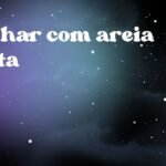 Sonhar com areia preta