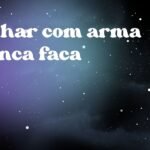 Sonhar com arma branca faca