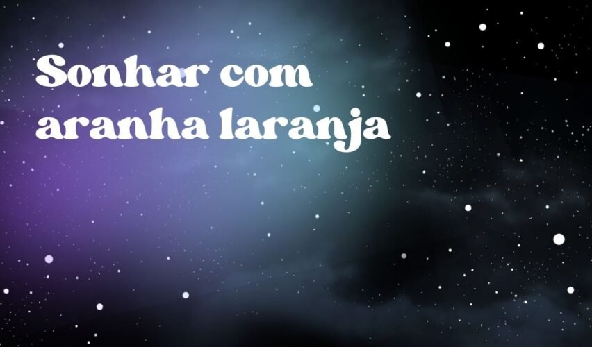Sonhar com aranha laranja
