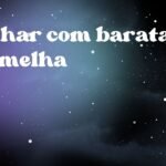 Sonhar com barata vermelha