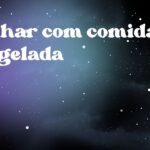 Sonhar com comida congelada