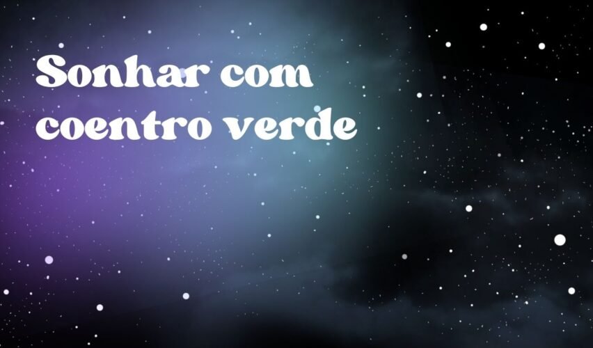 Sonhar com coentro verde