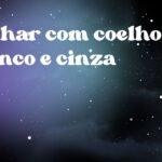 Sonhar com coelho branco e cinza
