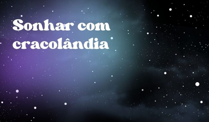 Sonhar com cracolândia