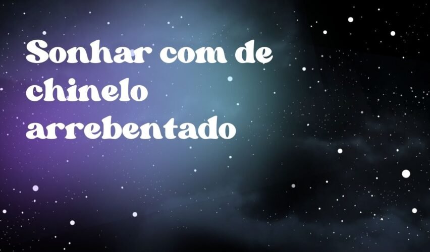 Sonhar com de chinelo arrebentado