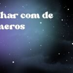 Sonhar com de números