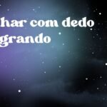 Sonhar com dedo sangrando