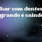 Sonhar com dentes sangrando e caindo