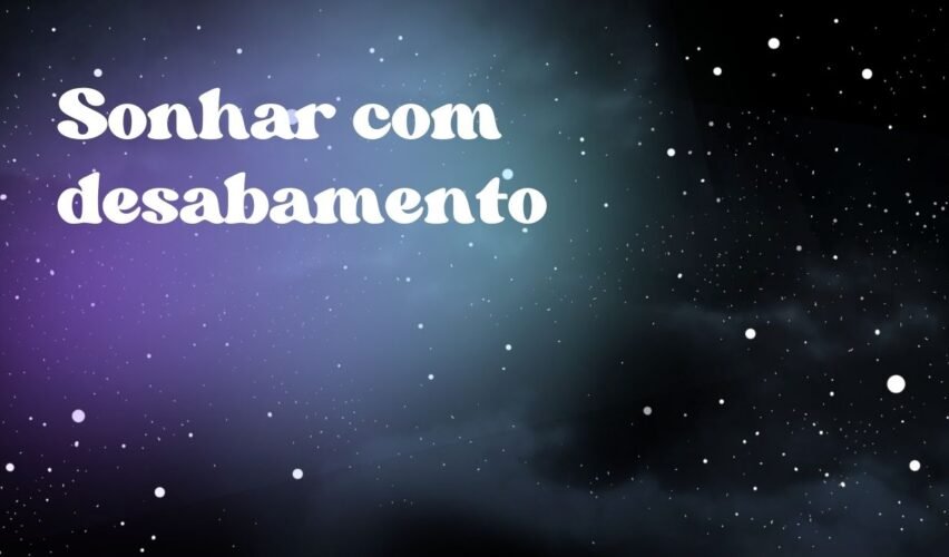 Sonhar com desabamento
