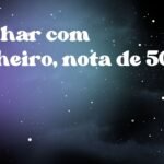 Sonhar com dinheiro, nota de 50