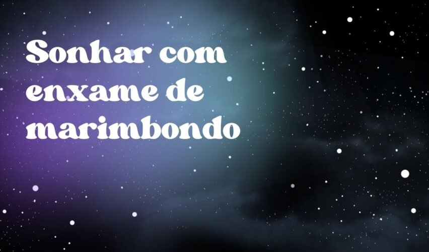 Sonhar com enxame de marimbondo