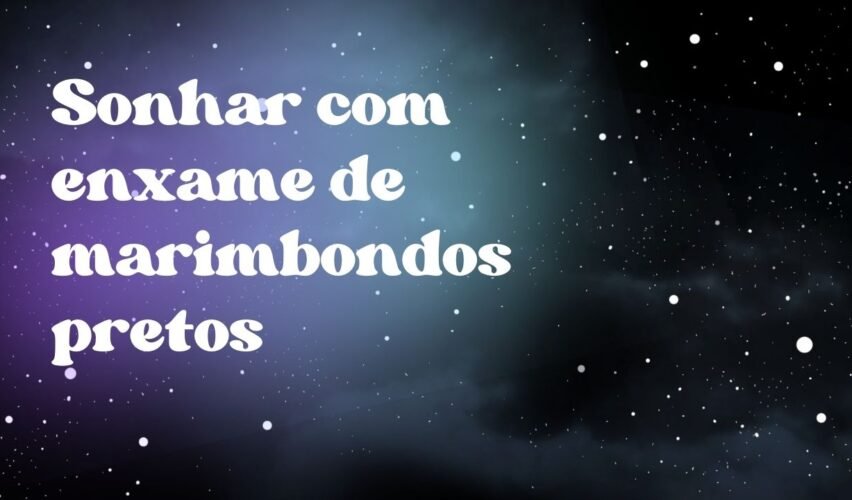 Sonhar com enxame de marimbondos pretos