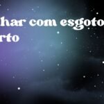 Sonhar com esgoto aberto