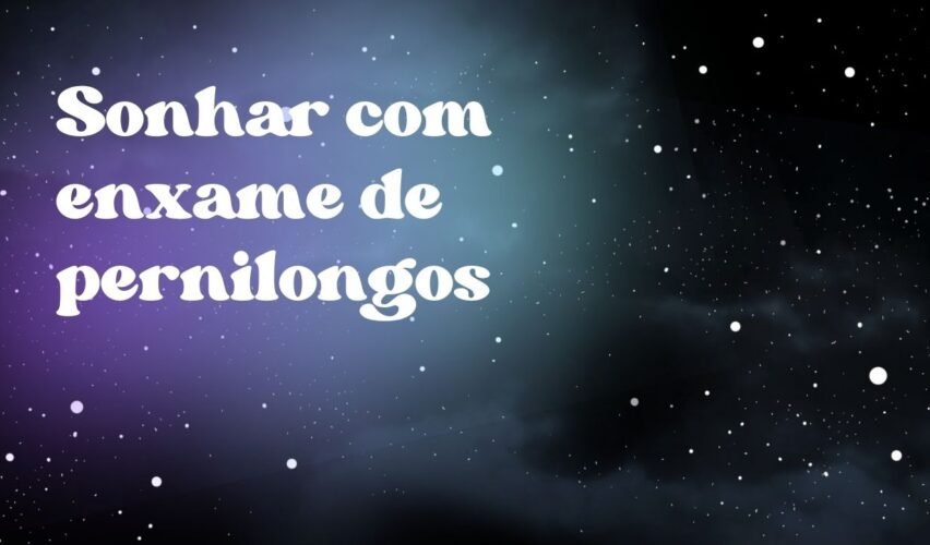 Sonhar com enxame de pernilongos